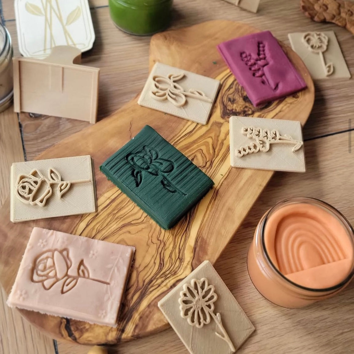 Flower Eco Stamp Set