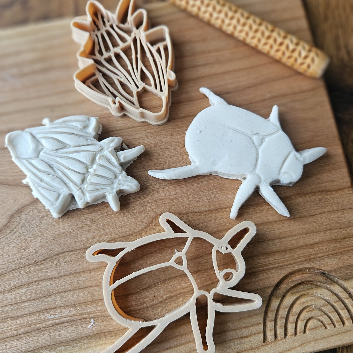 Christmas Beetle and Shield Bug Eco Cutter Set