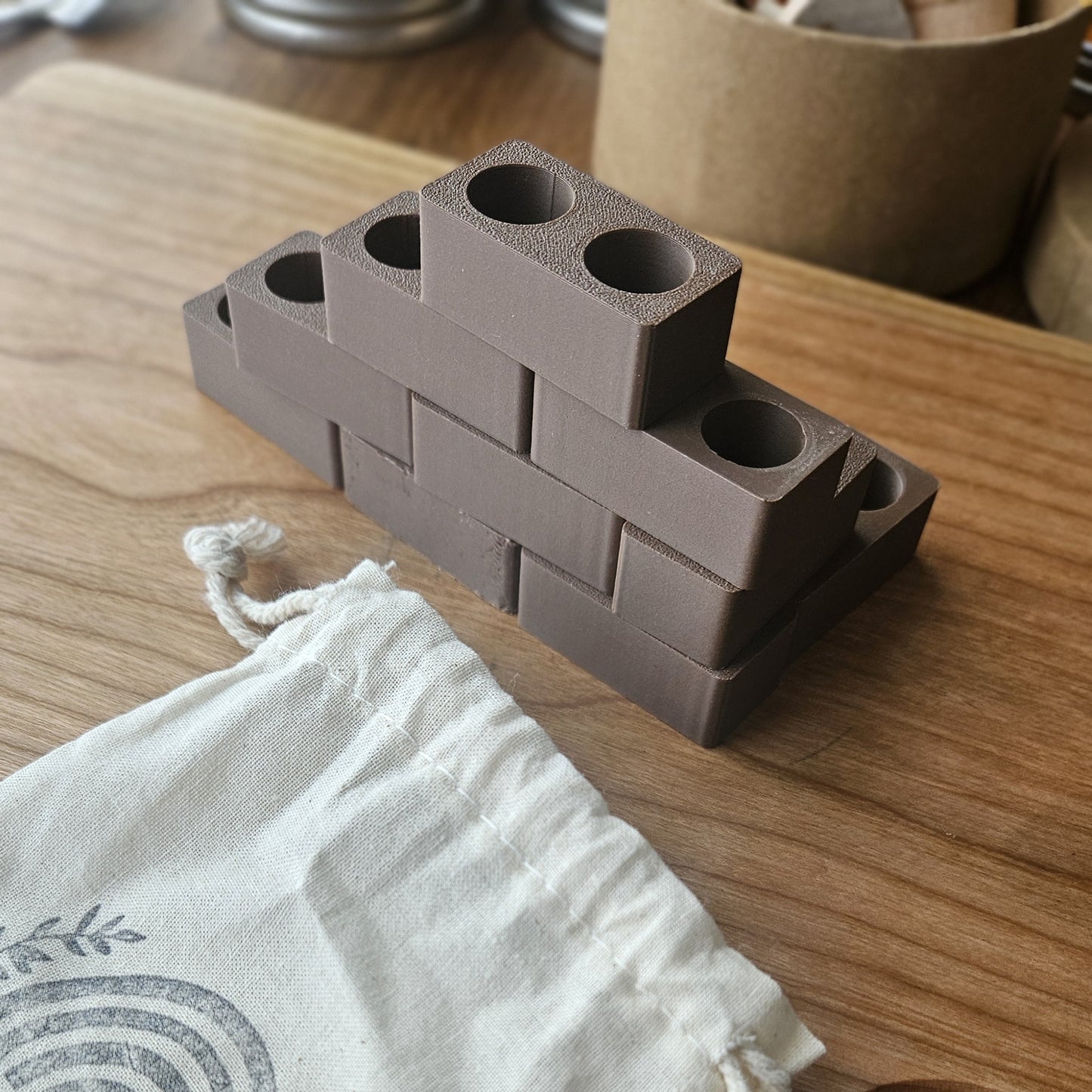 Set of 10 Eco Bricks