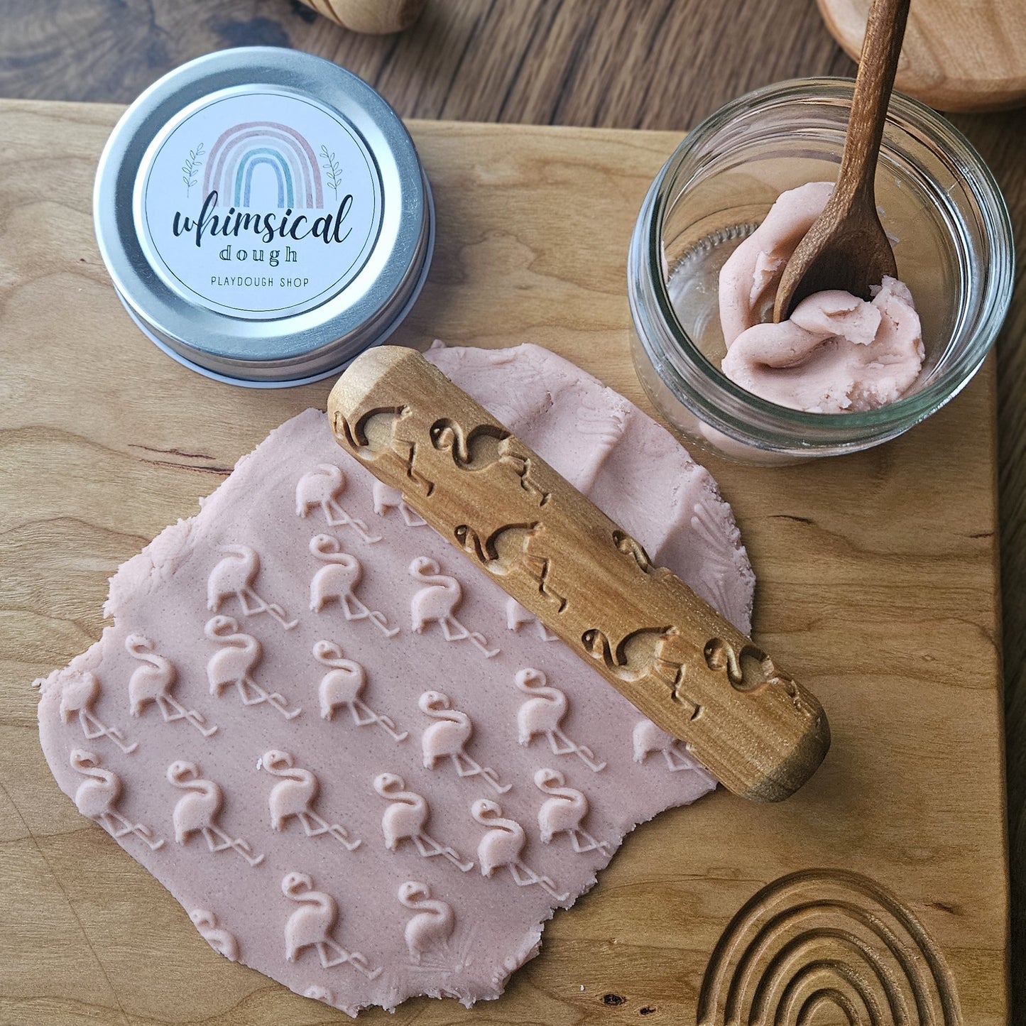 Flamingo Play Dough Roller