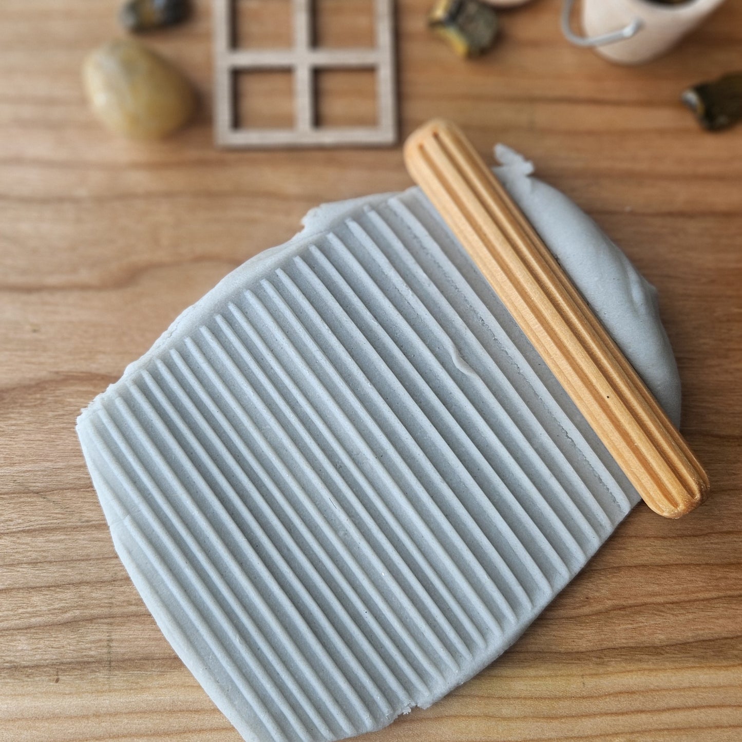 Mini Horizontal Stripe Play Dough Roller