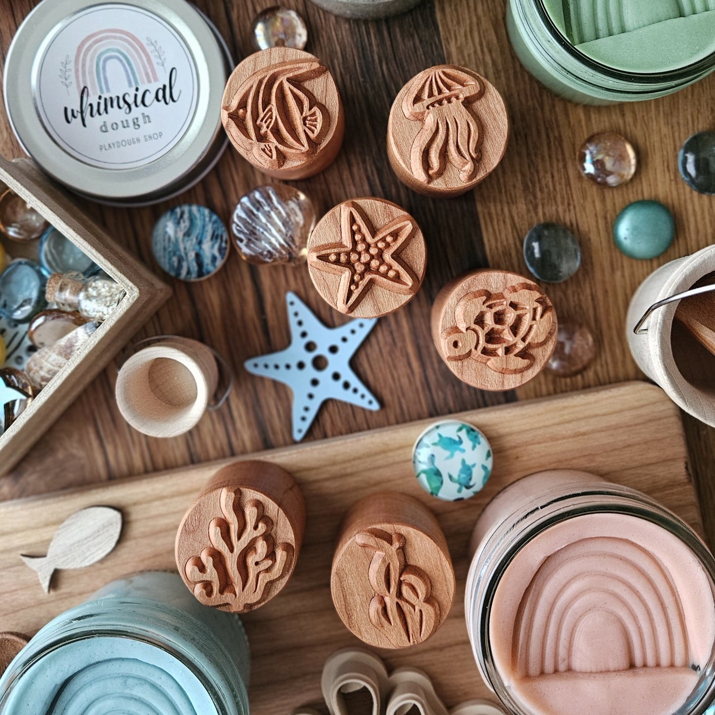 Sea Life Play Dough Stamps