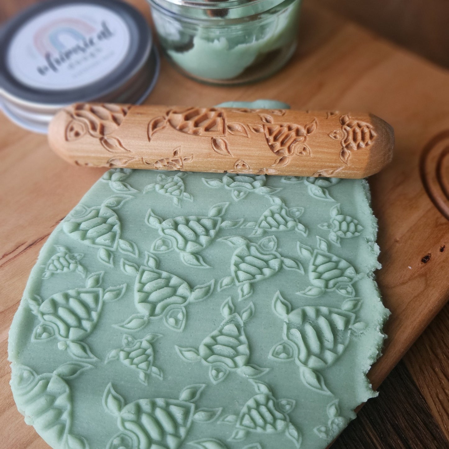 Sea Turtle Play Dough Roller