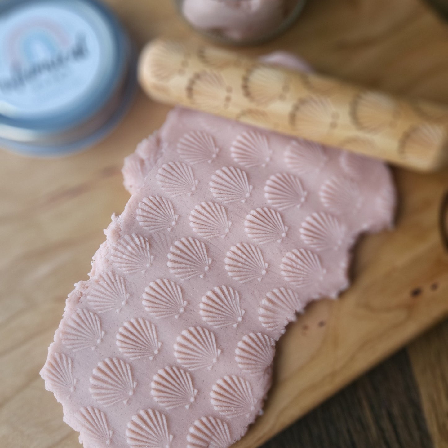 Scallop Shells Play Dough Roller