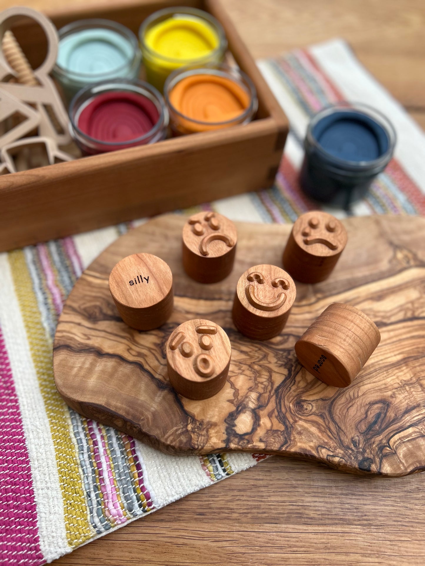 Emotions Play Dough Stamp Set