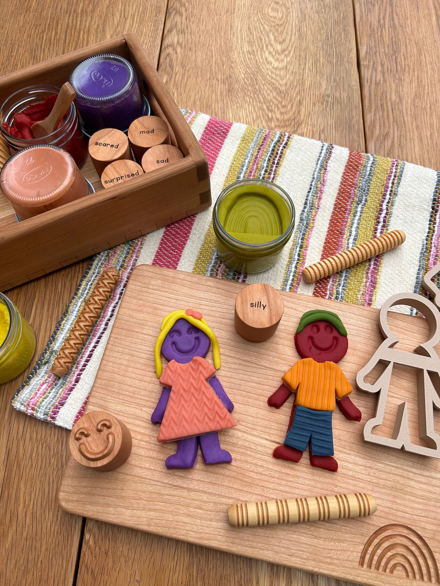 Emotions Play Dough Stamp Set