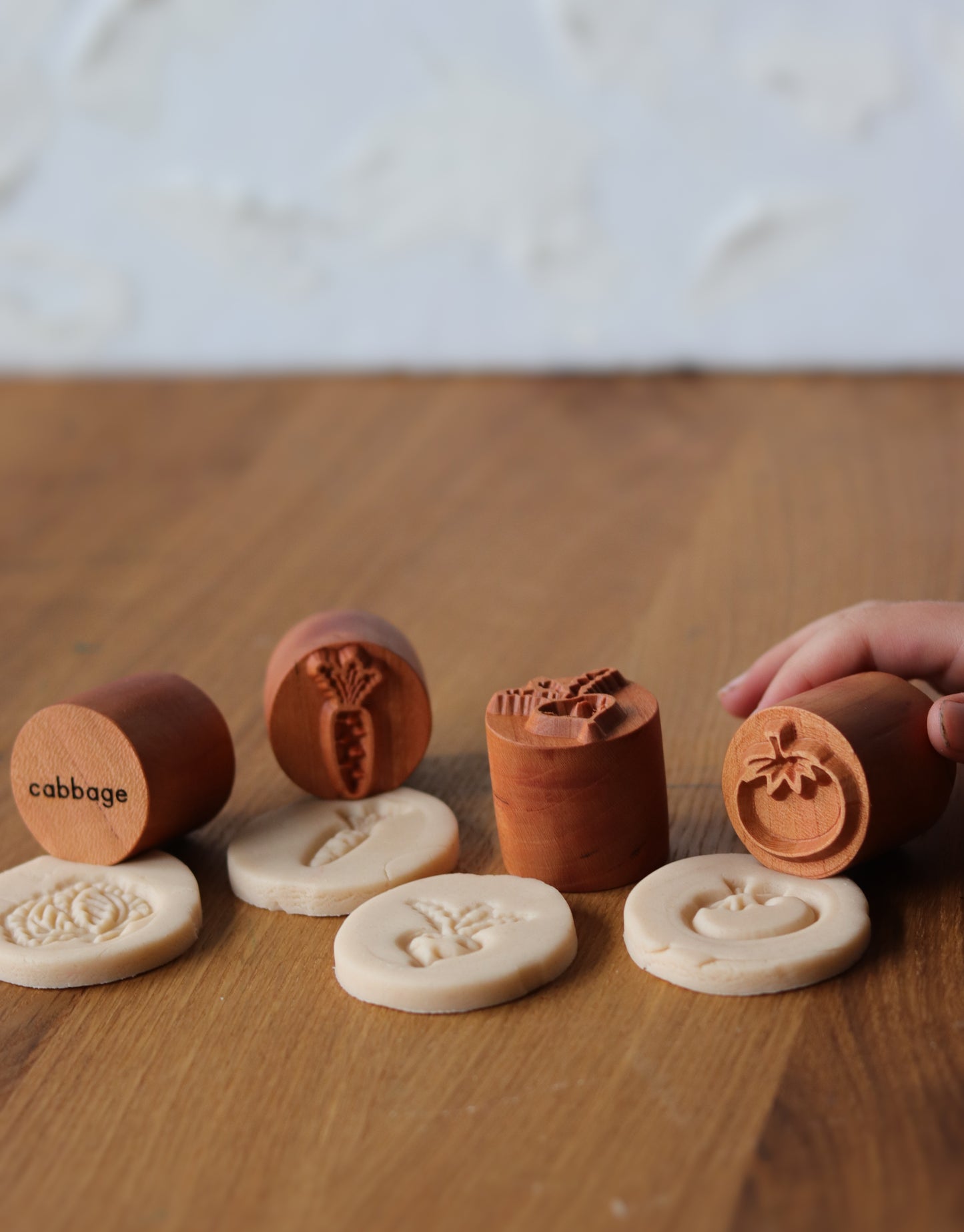 Veggie Play Dough Stamp Set