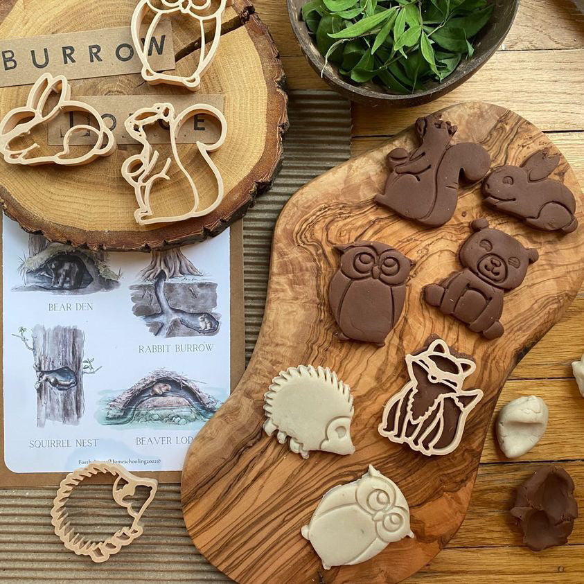 Mini Woodland Animals Eco Cutter Set