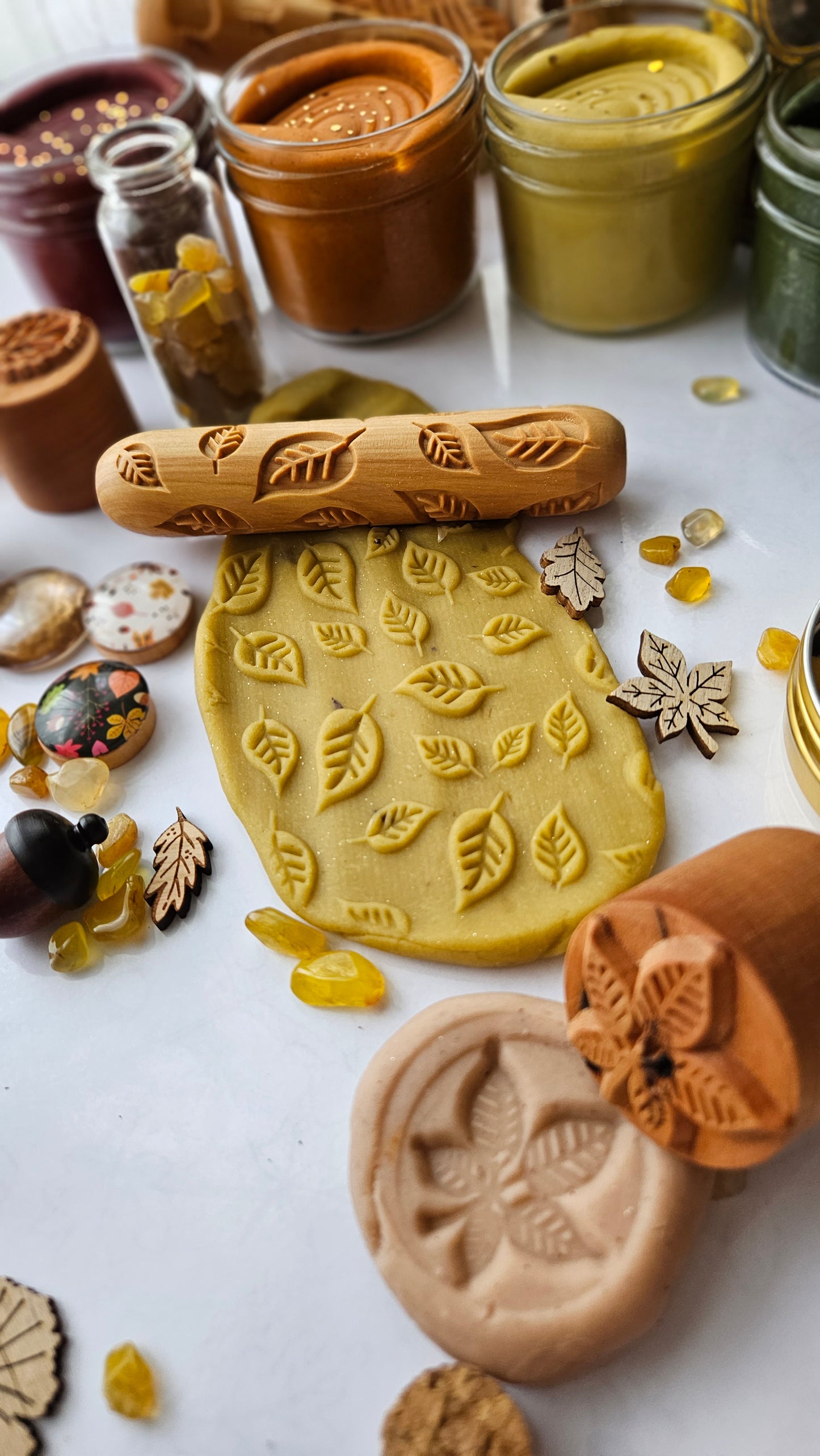 Handcrafted Golden Yellow Play Dough