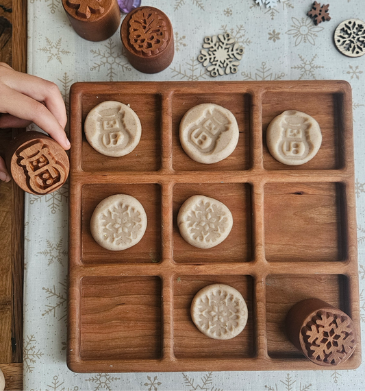 Wood Tic Tac Toe Board