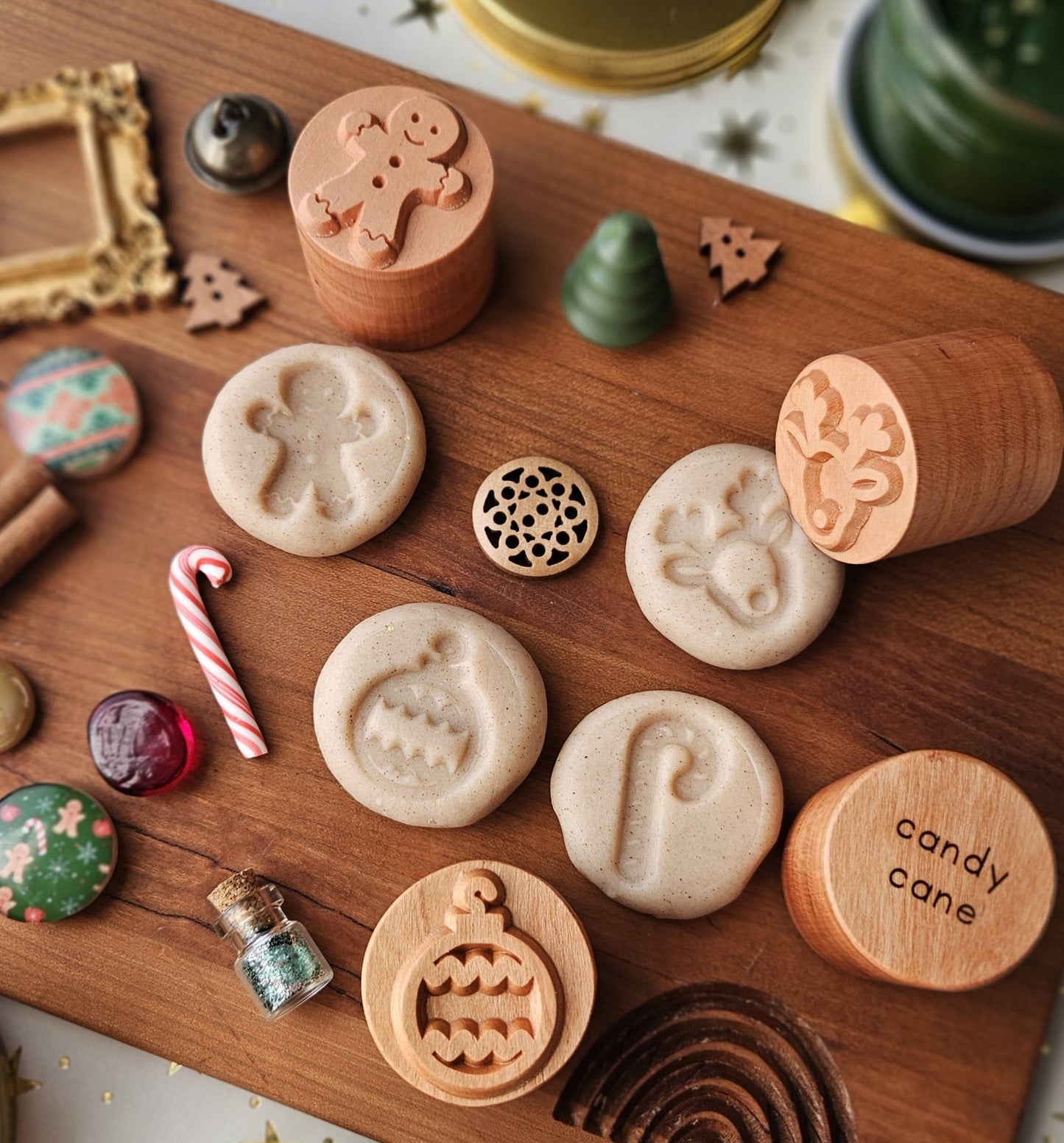 Christmas Play Dough Stamp Set