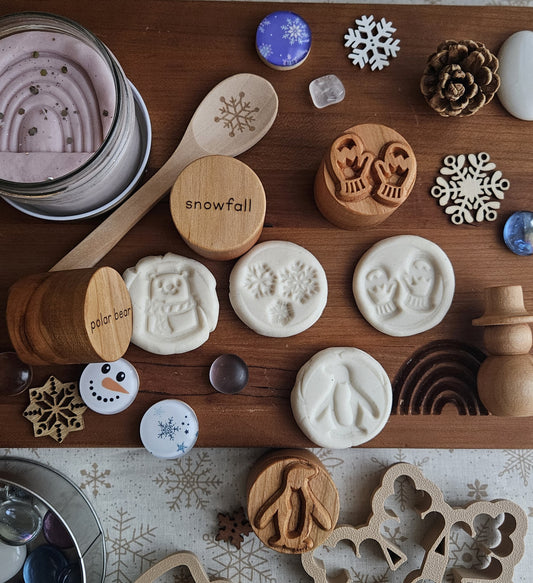 Arctic Play Dough Stamp Set