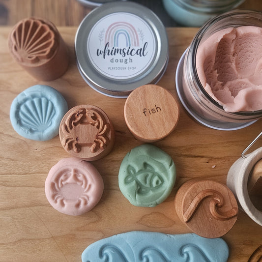 Beach Play Dough Stamp Set