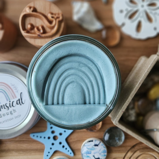 Handcrafted Seaside Blue Play Dough
