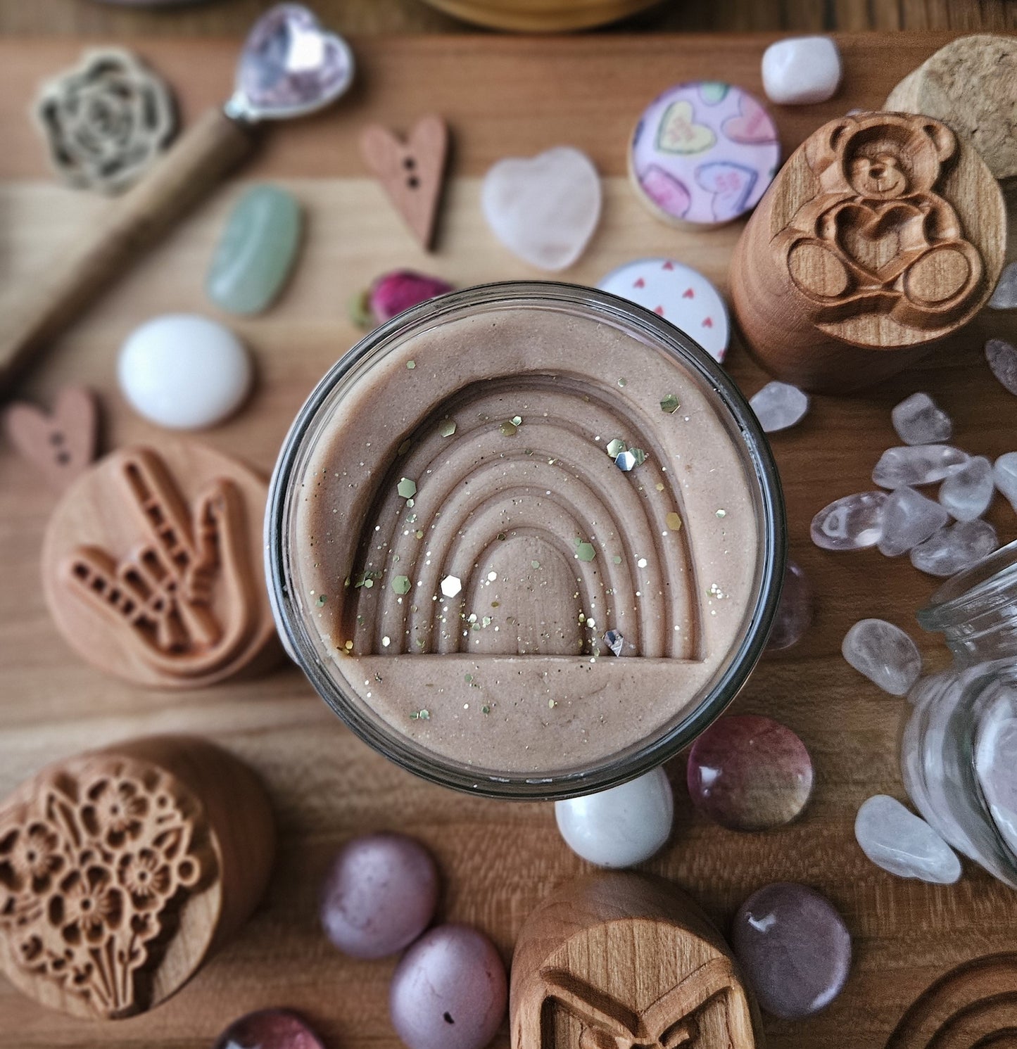 Handcrafted Cocoa Beige Play Dough