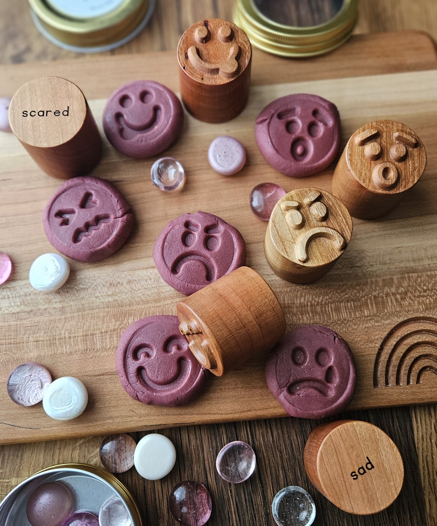 Emotions Play Dough Stamp Set