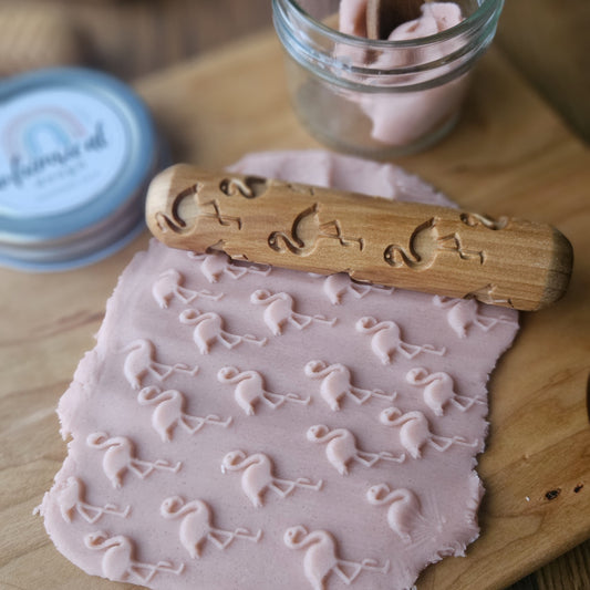 Flamingo Play Dough Roller