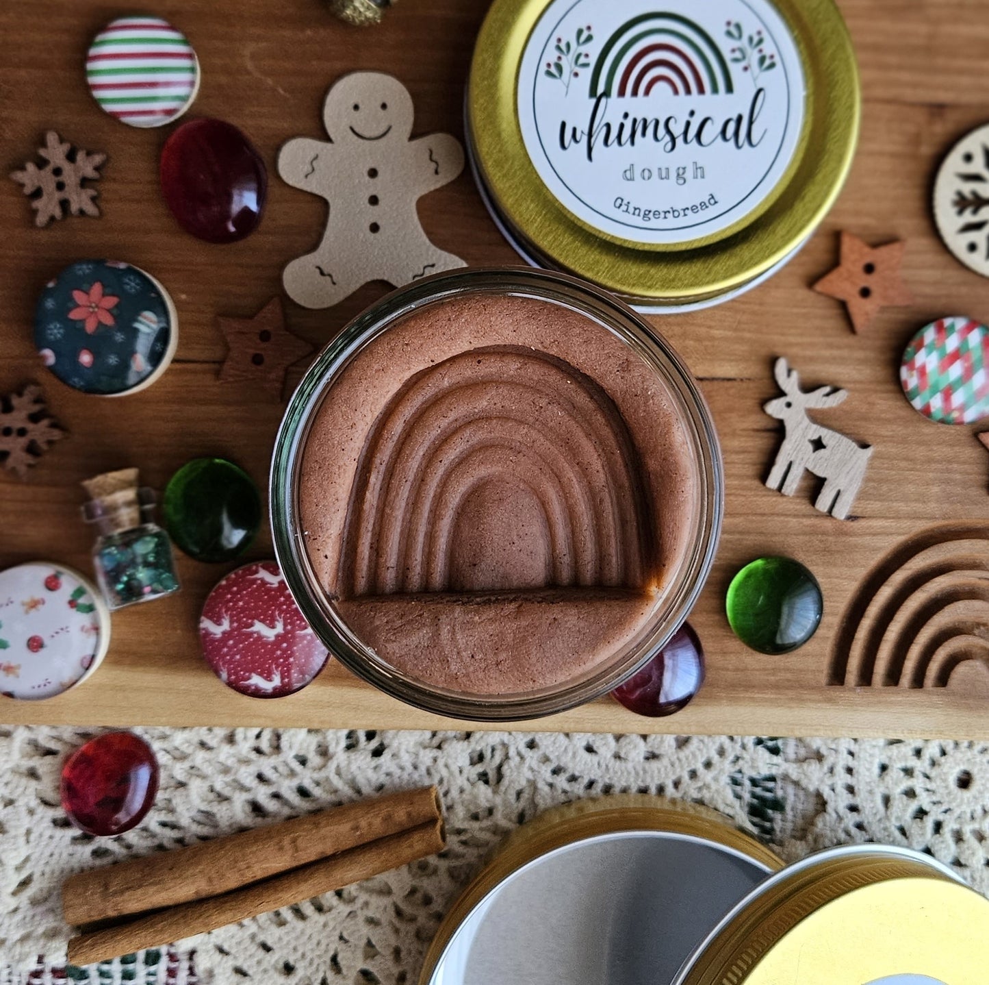 Handcrafted Gingerbread Play Dough