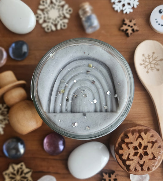 Handcrafted Arctic Grey Play Dough