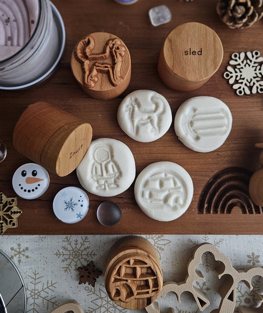 Arctic Living Play Dough Stamp Set