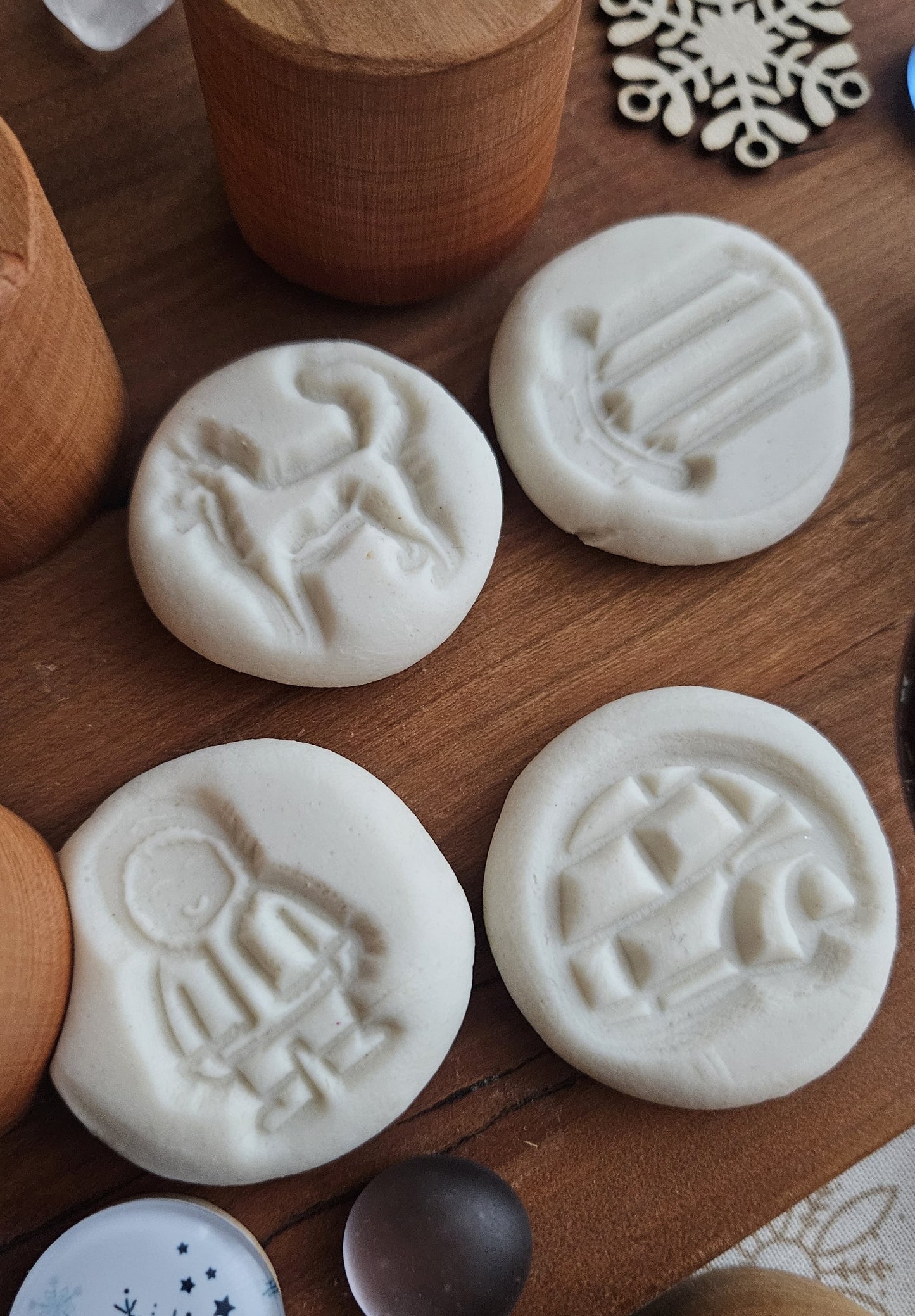 Arctic Living Play Dough Stamp Set