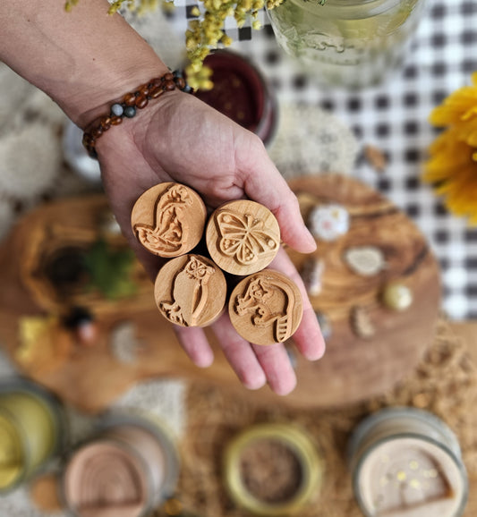 Nocturnal Animal Play Dough Stamp Set