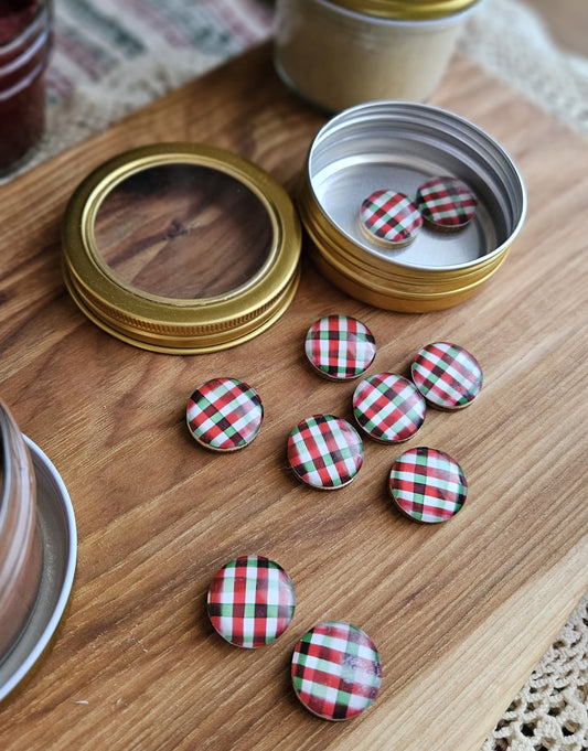 Set of 10 Green and Red Counters