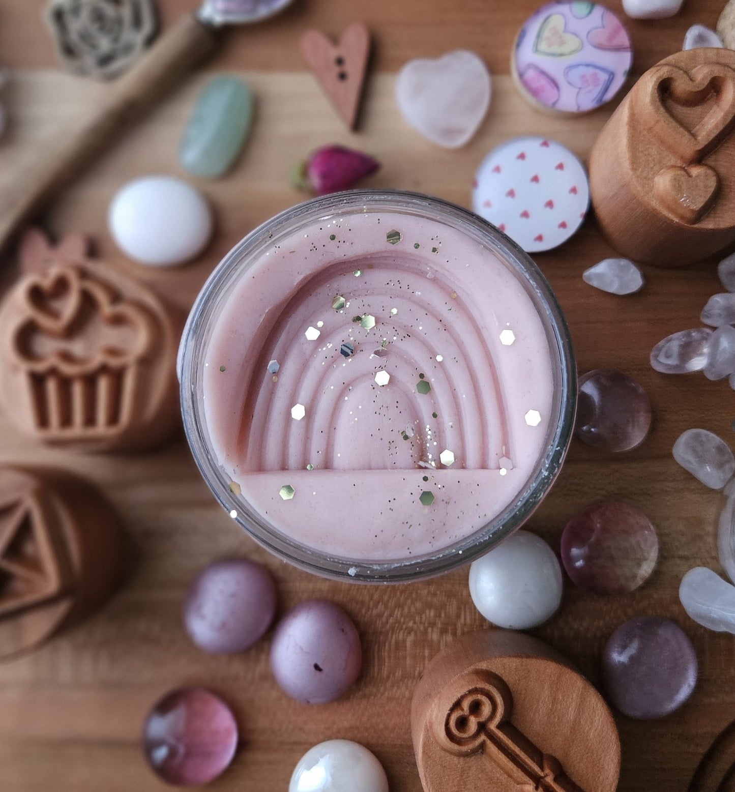 Handcrafted Rose Quartz Play Dough