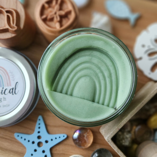 Handcrafted Seafoam Green Play Dough