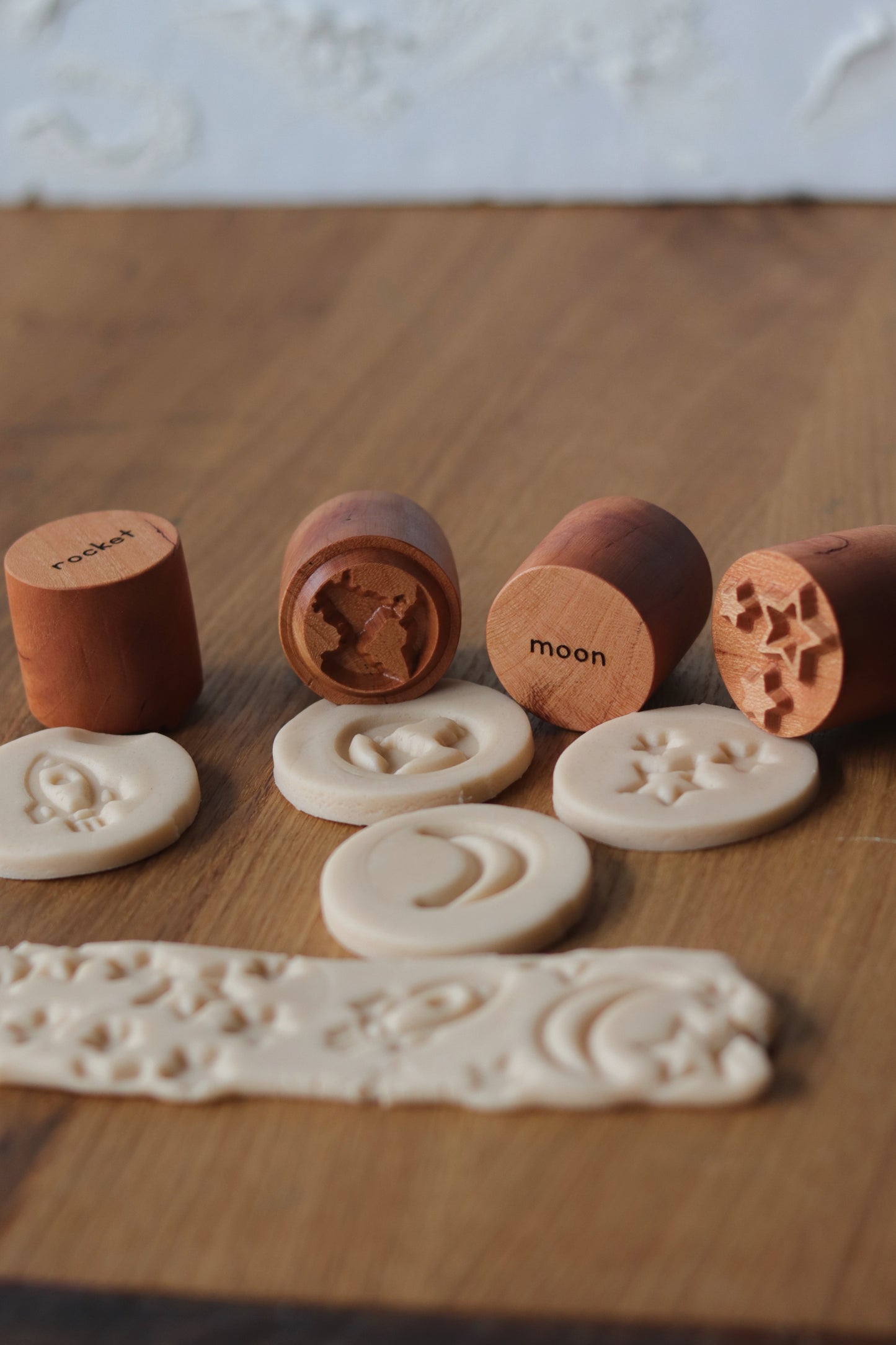 Space Play Dough Stamps