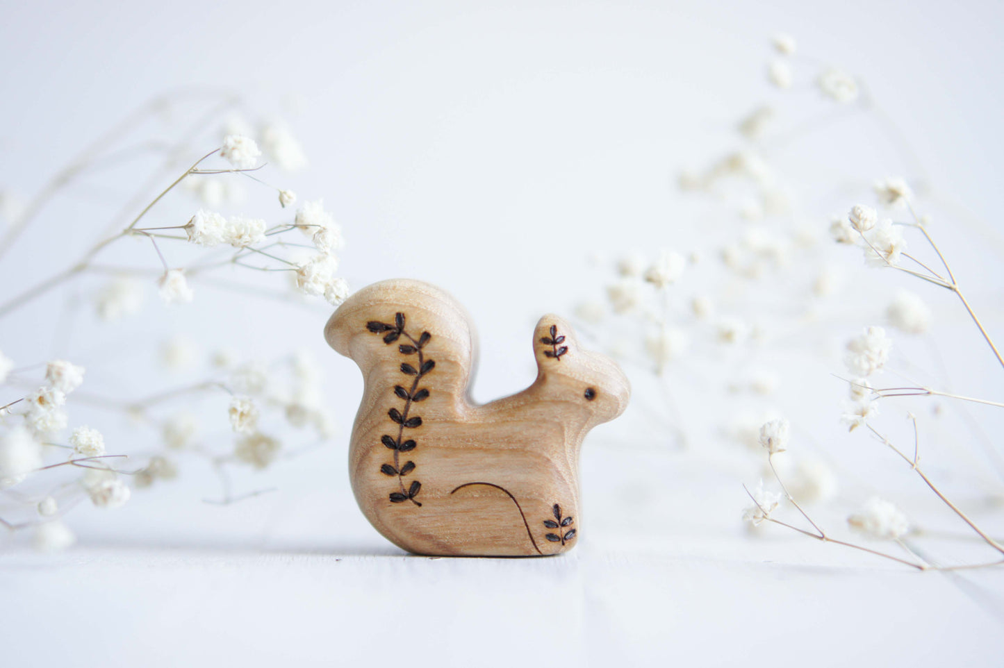 Handcrafted Wooden Squirrel